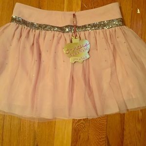 Pink Skirt with Sparkles by Vera Wang